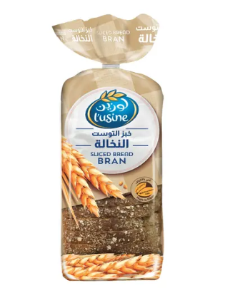 [80840] L'usine Sliced Bran Bread 615g