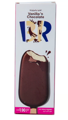 Baskin Robbins Vanilla Ice Cream Stick Coated with Chocolate - vegetarian