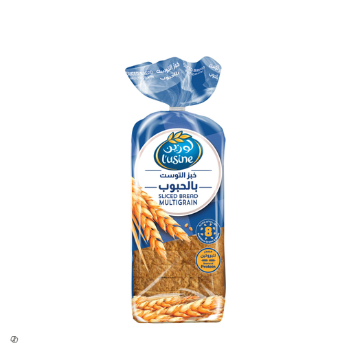 [80190] L'usine Multigrain Sliced Brown Bread 600g