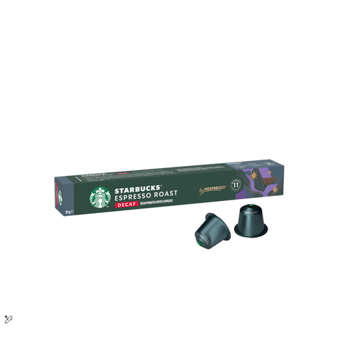 Starbucks Decaf Espresso Coffee Capsules Dark Roast