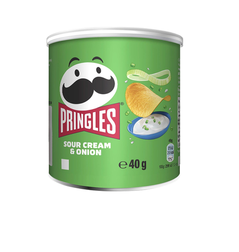 [32601293] Pringles Sour Cream & Onion Potato Chips 40GM