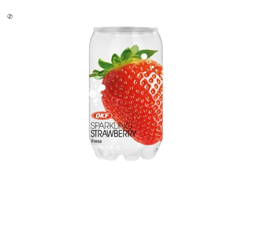 OKF Sparkling Water Strawberry Flavor 350ml