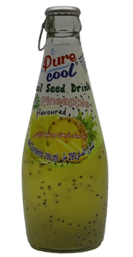 PURE COOL BASIL SEED DRINK APRICOT 290mL