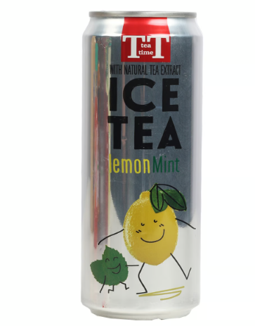 [T011] Tea Time Mint Ice Tea Lemon 330ml