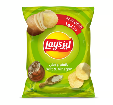 [8049] Lay's Salt & Vinegar Potato Chips 170gm