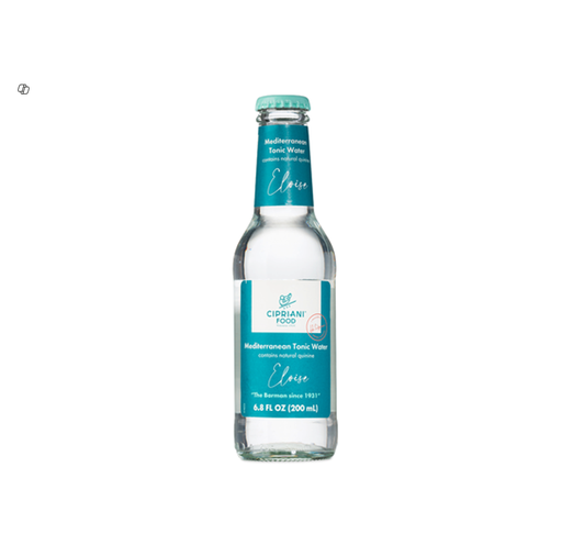 Cipriani Food Eloise Mediterranean Tonic Water Glass Bottle