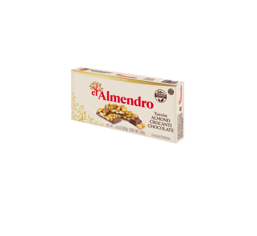 El Almendro Almond Crocanti Chocolate Turron