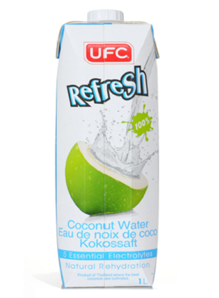 [1580-00219] UFC Refresh Coconut Water with 5 Essential Electrolytes 1L