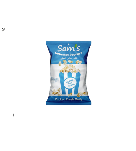 Sam's Gourmet Lightly Sea Salted Popcorn - artificial ingredients free