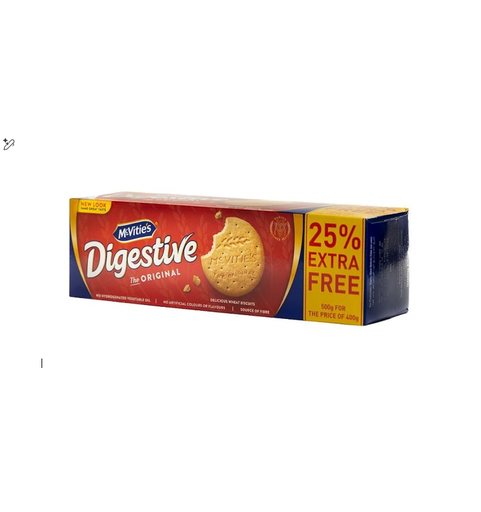 McVitie's Original Digestive Wheat Biscuits - hydrogenated vegetable oil free