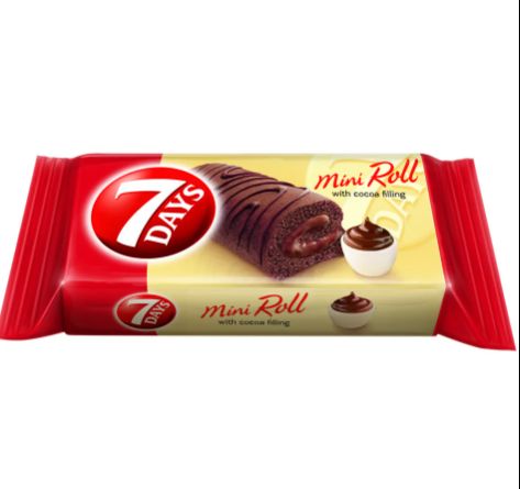 7 Days Mini Swiss Roll Filled with Cocoa Cream