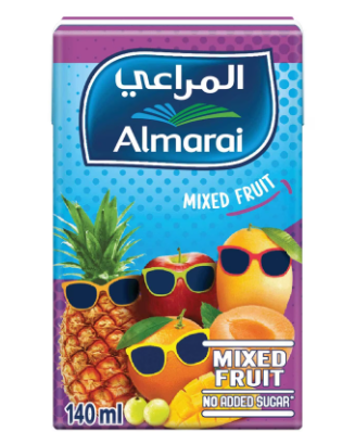 Almarai Long Life Mixed Fruit Juice- no added sugar