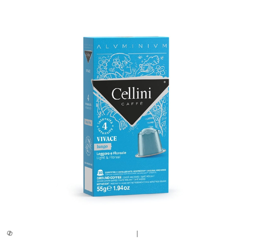 Cellini Caffe Vivace Nespresso Lungo Coffee Capsules