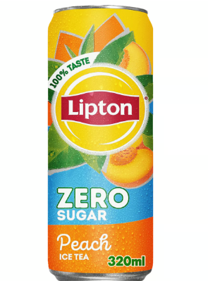 [90118] Lipton Zero Sugar Peach Iced Tea 320ml