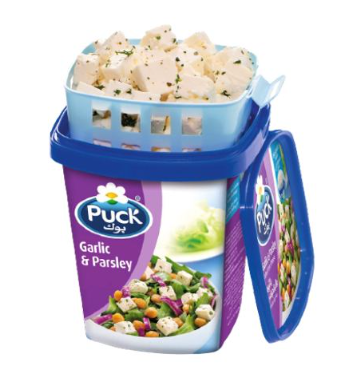 Puck Feta Cheese Cubes with Garlic & Parsley 200gm