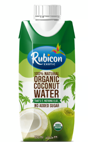[744FR0CW0791] Rubicon Exotic Organic Coconut Water - GMO free, no added sugar