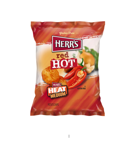 Herr's Red Hot Potato Chips - gluten free