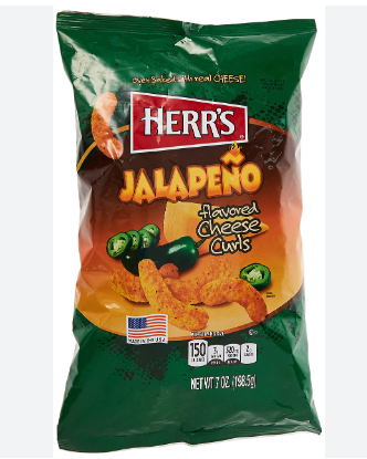 Herr's Jalapeno Cheese Curls