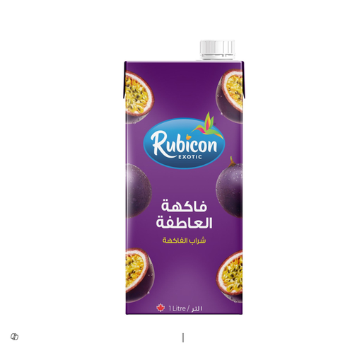 [744BRPAS7037] Rubicon Concentrated Long Life Passion Fruit Drink - preservatives free, colors free