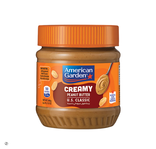 AMERICAN GARDEN CREAMY PEANUT BUTTER CLASSIC 340GM