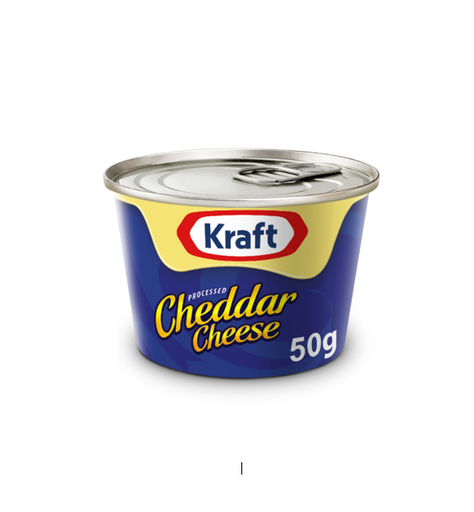 [KRA0028] Kraft Processed Cheddar Cheese 50GM