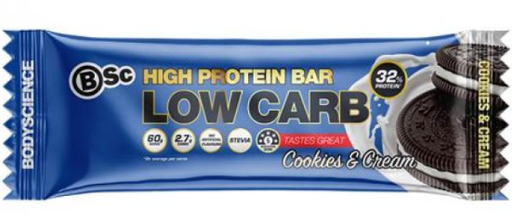 FS PROTEIN BAR L/CARB COOKIES & CREAM 60GMS