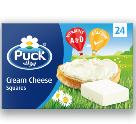 Puck Cream Cheese Squares (24 Portions)