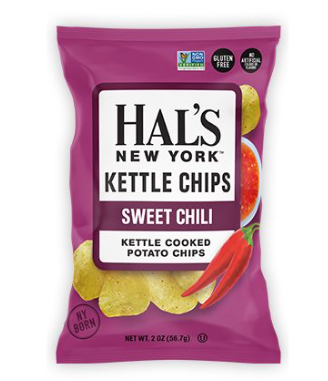 HAL'S SWEET CHILLI CHIPS 141GMS