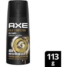 [219498] Axe Gold Temptation 48H Deodorant Spray Gold Amber Scent for Men