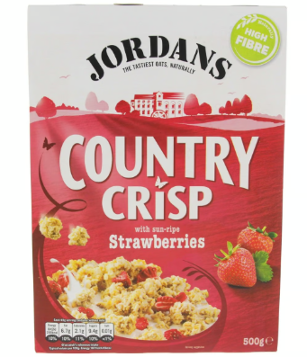 Jordans Country Crisp Cereal with Strawberries