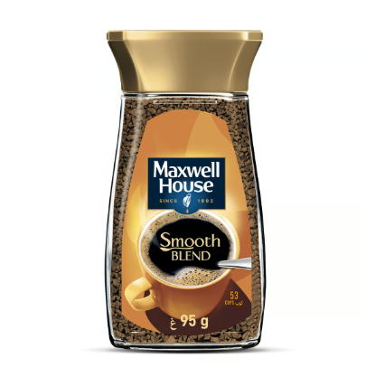 Maxwell House Smooth Blend Instant Coffee 95G