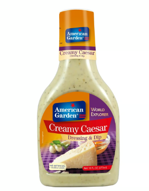 American Garden Creamy Caesar Dressing - artificial flavors free