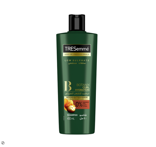 TRESemmé Botanix Curl Hydration Shampoo with Shea Butter & Hibiscus - parabens free, dye free