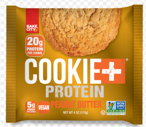 [BC015] Bake City 20g Protein Cookie Peanut Butter Flavor - vegan, GMO free, trans fat free