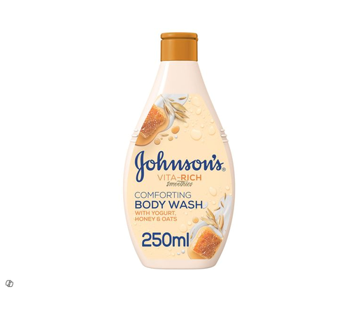 [1000403] Johnson's Vita-Rich Comforting Body Wash with Yogurt, Honey & Oats 250ml