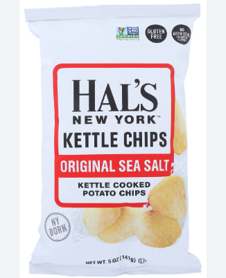 HAL'S ORIGINAL SEA SALT CHIPS 141GMS