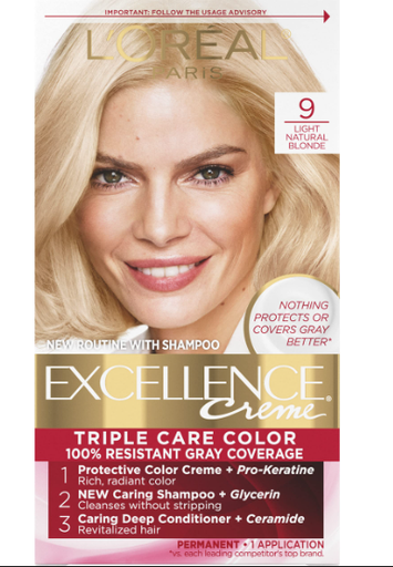 L'Oreal Excellence Triple Care Hair Color Cream Very Light Blonde 9