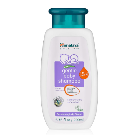 Himalaya Gentle Baby Shampoo with Hibiscus & Chickpea Extracts - silicone free, parabens free, sulfates free