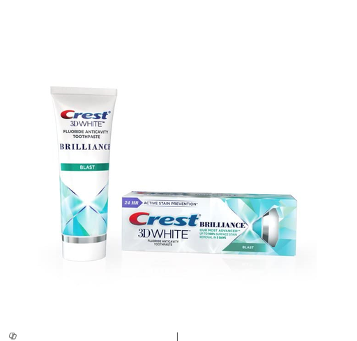 Crest 3D White Brilliance Blast Toothpaste 75ml