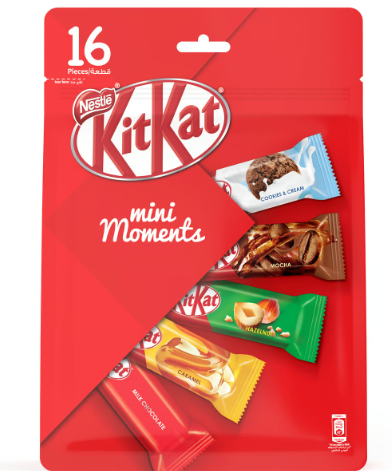 [4720-00177] kitkat chunky mini milk chocolate 16pcs