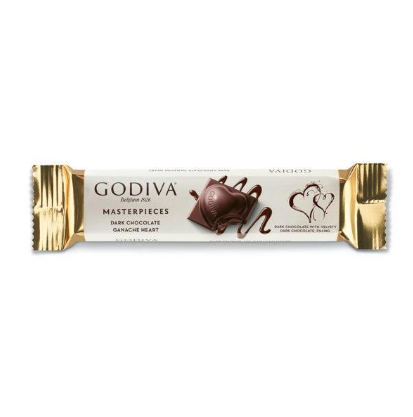[GOD-01-02] GODIVIA GRANACHE HEART DARK CHOCOLATE 30GMS