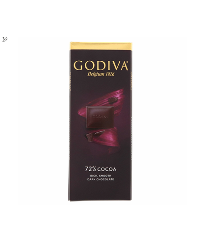 GODIVIA 72% DARK CHOCOLATE 90GMS