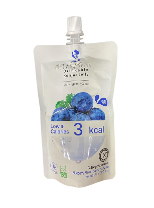 Drinkable Konjac Jelly Blueberry 3 kcal Flavor 150ml