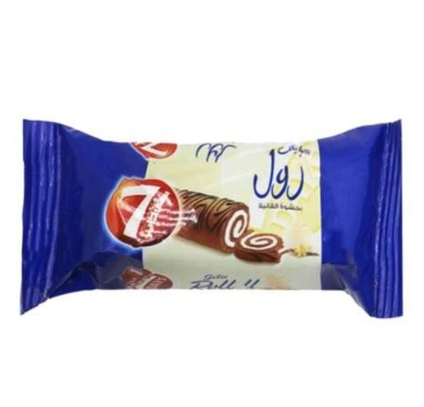 [82940] 7 DAYS SWISS CAKE ROLLS FILLED WITH VANILLA CREAM 