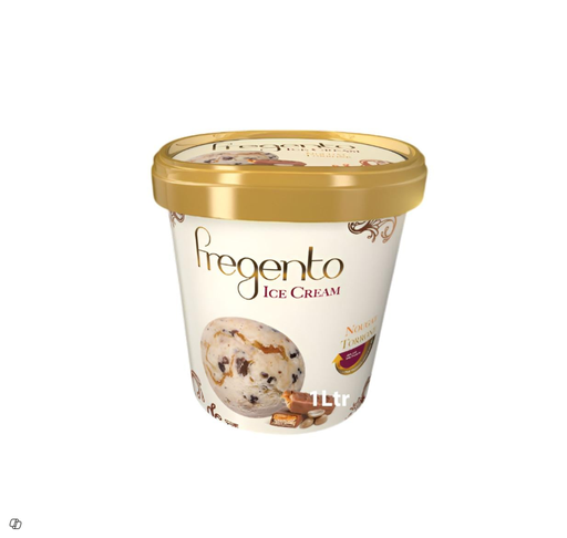 Fregento Nougat Torrone Ice Cream