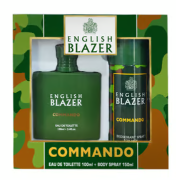 [2148-00036] English Blazer Commando 100ml + Body Spray 150ml