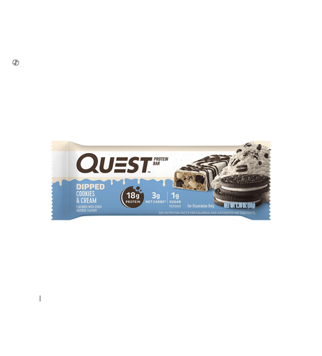 Quest Protein Bar Dipped Cookies & Cream 50g