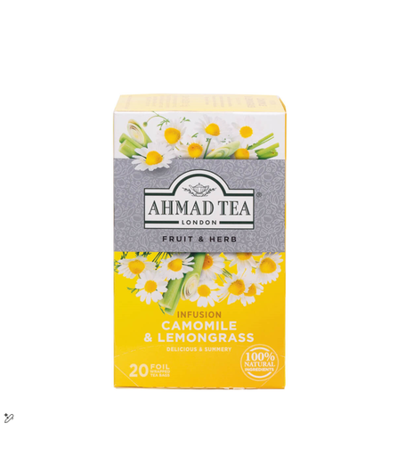 [AHMAD006R] Ahmad Tea's Chamomile & Lemongrass Herbal Tea 20Bags