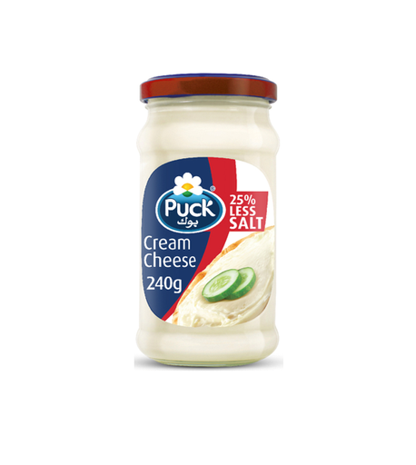 Puck Less Salt 25% Pocessed Cream Cheese Spread