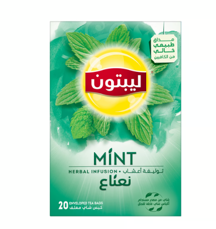 Lipton Herbal Infusion Mint Tea Bags - caffeine free